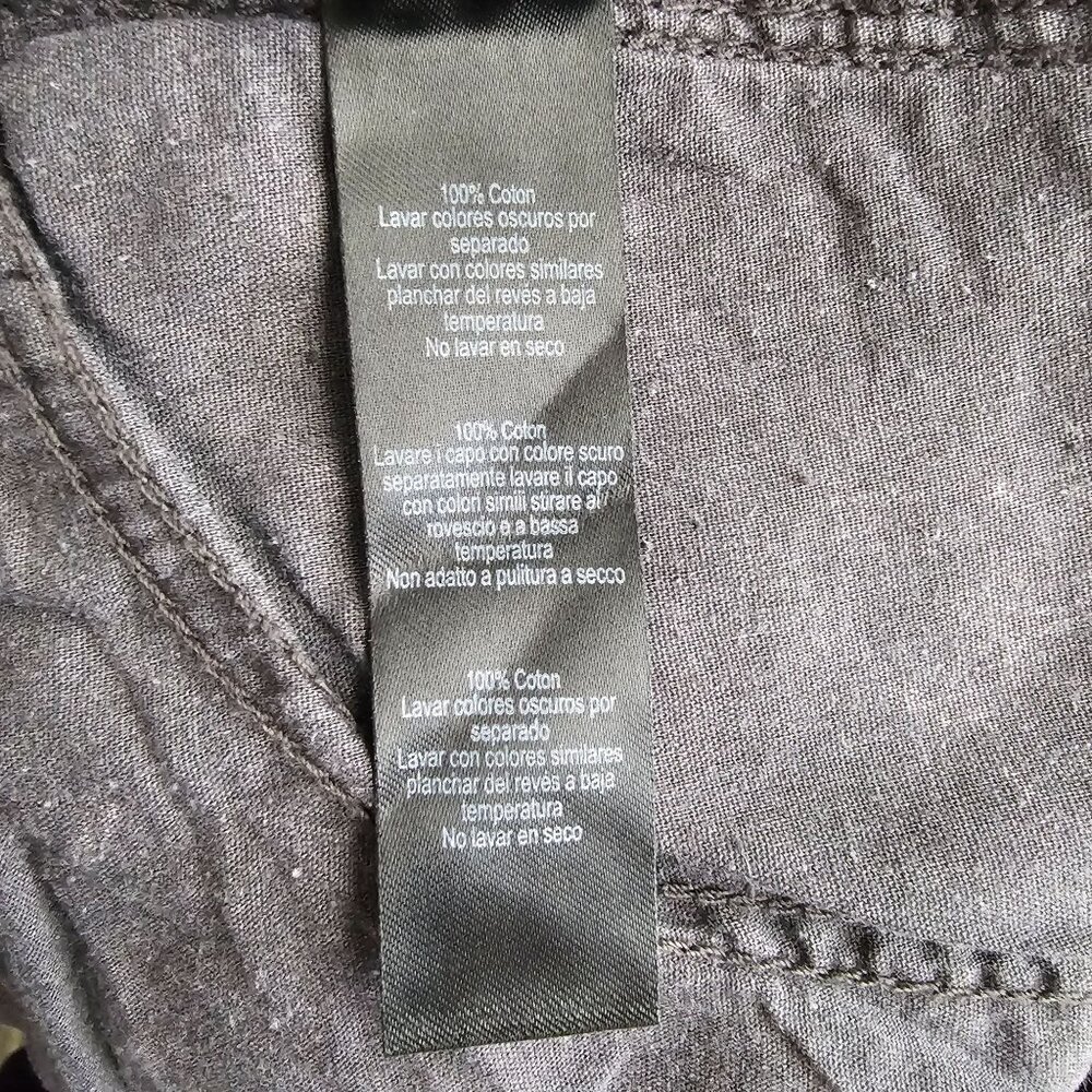 Men's Washed Charcoal Patchwork Jeans - Picture 13 of 16